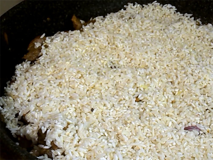 плов со свининой на сковороде рецепт