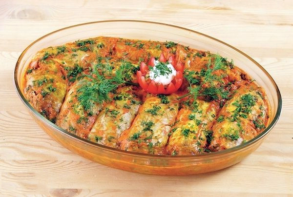 постные голубцы с грибами