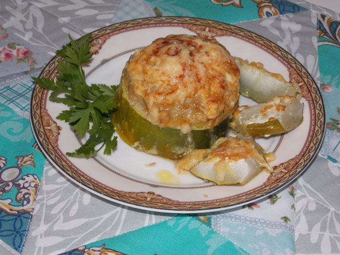 вкусные фаршированные кабачки