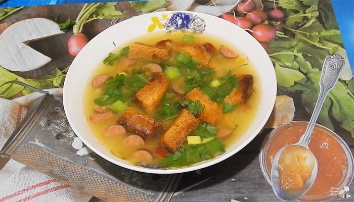 гороховый суп с курицей рецепт