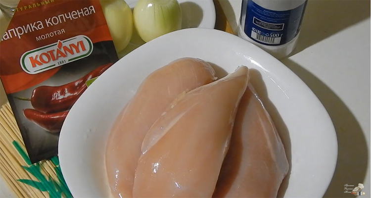 шашлык из куриной грудки рецепт в духовке