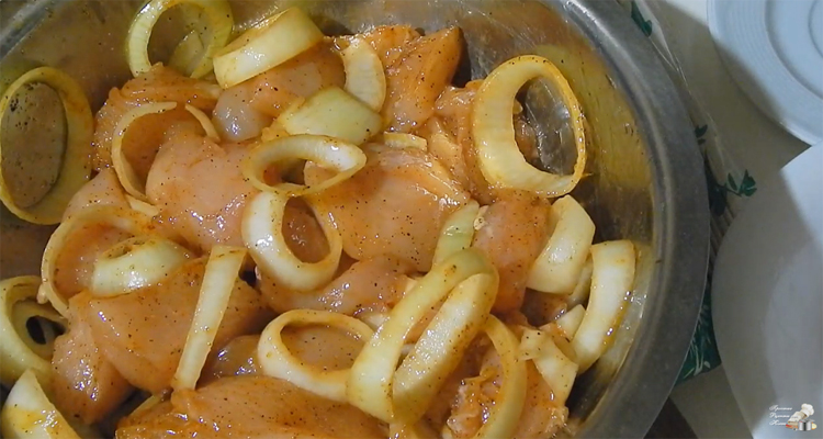 куриный шашлык в духовке