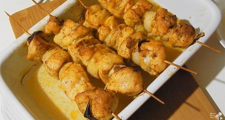 куриный шашлык в духовке