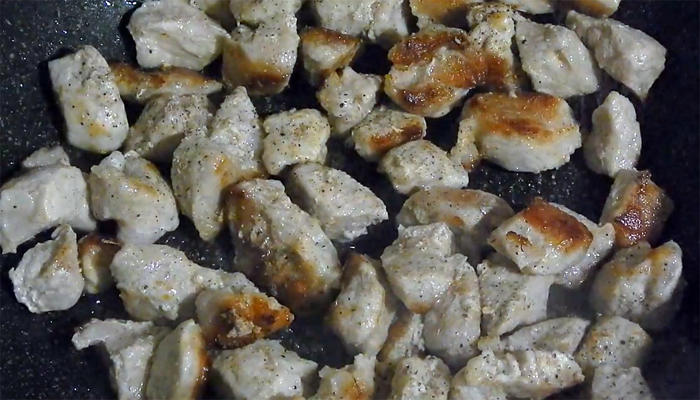 рис со свининой и овощами