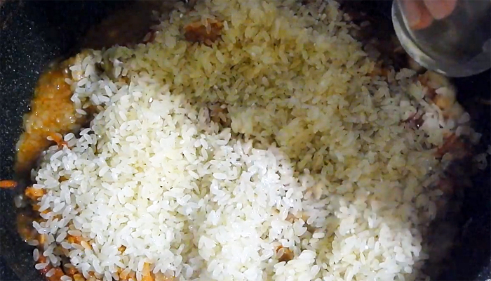 свинина с рисом и овощами рецепт