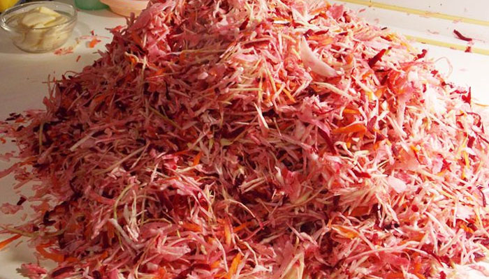 маринованная капуста рецепт со свеклой