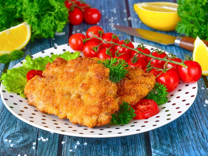 шницель рубленный из свинины