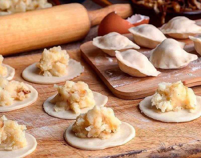 рецепт вареников с картошкой