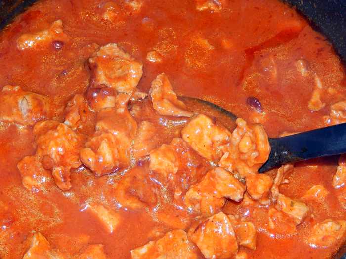 мясо в брусничном соусе фото