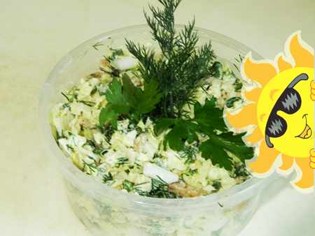 салат из пекинской капусты с курицей