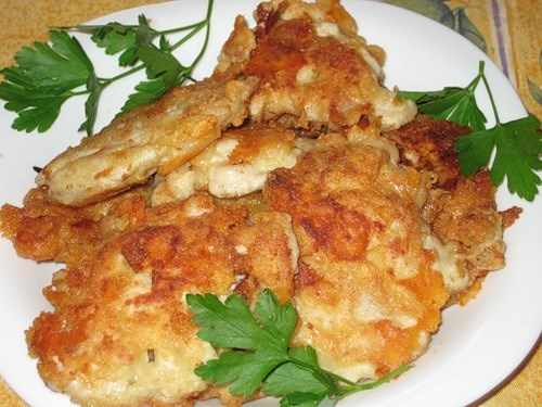 Куриные оладьи  