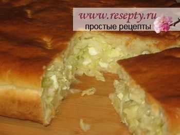 Пирог с капустой