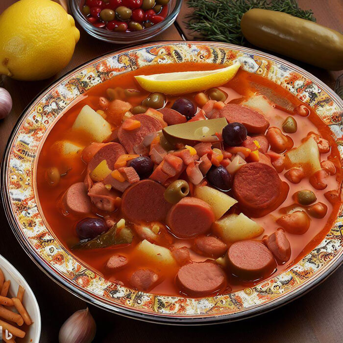 мясная сборная солянка рецепт